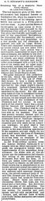 “A. T. Stewart Mansion,” *Los Angeles Times*, September 11, 1890, 5.